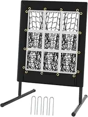 APLVFFZH Baseball Practice Net with 9 Target Pocket Equipment Softball Training Net for