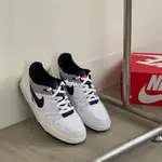 NIKE FULL FORCE LOW WHITE BLACK 復古 皮革 黑白灰 運動 休閒鞋 FB1362-101