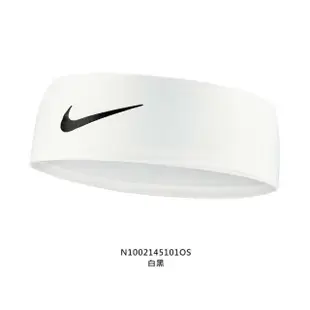 【NIKE 耐吉】FURY 3.0 頭帶-一只入 慢跑 路跑 訓練 網球 籃球 白黑(N1002145101OS)