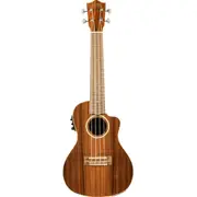 Lanikai Morado Series All Solid Concert Ukulele Natural Gloss Uke w/ Pickup & Polyfoam Case