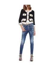 Dsquared2 Stonewashed Skinny Jeans IT38 Blue