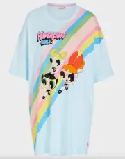 NEW PETER ALEXANDER THE POWERPUFF GIRLS SLEEP TEE NIGHTIE M / L RRP$99.95