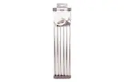 D.line Stainless Steel Over Sink Roll-Up Dish/Plate Dryer Rack 48x24cm Grey