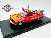1:43 Mad Max -- 1963 EJ Holden Ute with Goose's Police Kawasaki Bike -- ACE/DDA