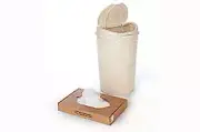 12-16 Gal Can Liners, 15W X 9D X 31L, Clear LLD, .58 Mil - Case of 500 Bags