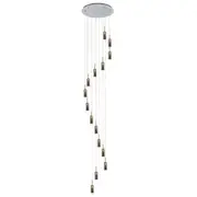 Annie LED 15L Glass Smoked Pendant Lights | Replica Lighting