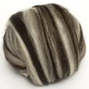 Jacob Top (Natural Mix) 100g Wool Roving Spinning Fibre Top for Needle Felting