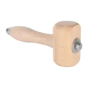 Wooden Mallet Leathercraft Carving Hammer Sew Leather Tool Kit (Wooden) T9B3