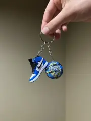 NBA Basketball & Shoe Keyring Set - Stephen Curry