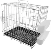 Pigeon Cage with Tray Portable Breeding Box for Canaries and Finches for Home to Clean Comfortable Habitat for Safe Pairing and Training