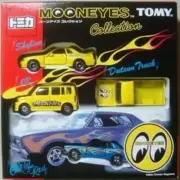 Tomica Mooneyes Collection R32, Gloria, Datsun Truck, Bb 4 units Japan