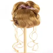 Lot of 4 Monique Modacrylic Lydia Strawberry Blonde Ponytail 14"-15" Doll Wigs