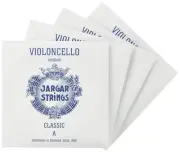 JARGAR STRINGS String Set Steel/Chrome Steel Wrapped for Cello