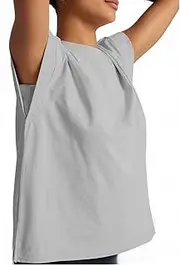 [QUEQUETREE] Women's Workout Shirts Loose Fit Short Sleeve Running Athletic Tops Quick Dry UPF 50+