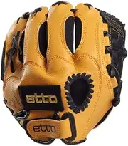HUIJINCHAOSHI Baseball Gloves, Youth Outdoor Training Catching Softball Baseball Gloves, Left and Right Hand Gloves, Brown. Baseball Gloves