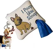 Dog Poop Bag Holder,Attachment Leashes Poop Bag Dispenser | Stylish Easy Cleanup Accessory Puppy Walking Supplies for Outdoor Walks Pet Care Daily Use