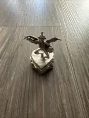 Pewter Wizard Of Oz Flying Monkey With Toto Figurine