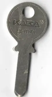 Lori KABA Gemini Dimple Uncut blank key