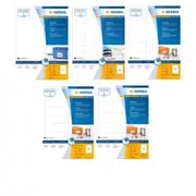 Herma Inkjet Labels A4 100pc (White) - 66x33.8mm