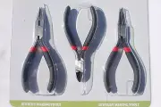 Jewelry Pliers, Round Nose,Side-Cutting & Wire- Cutting Hobby,Beading Tools 3pcs