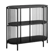 Avayah Shelf Unit Bookcase Display Shelf 3 Tier 84cm Black