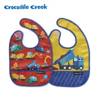 在飛比找PChome24h購物優惠-Crocodile Creek 寶寶圍兜2入組-建築世界