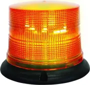 K-LED 40 Compact Magnetic Mount Beacon Warning Light, Flashing Patterns, Amber