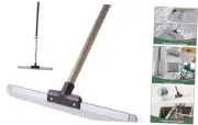 Rubber Squeegee 17" Window Floor Squeegee Scrubber, Push and Scraper Brown
