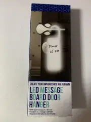 LED Message Board Door Hanger Message Night Light Create Your Own Message NEW