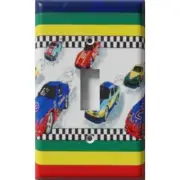 SnazzySwitch Cars Decorative Light Switch Plate Cover