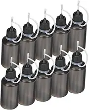 WRITWAA 10Pcs Needle Oiler Applicator Bottles Squeeze Oil Dispenser for Glue Applications Squeeze Bottles for Crafts and Projects