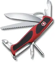 Victorinox Swiss Army Knife Ranger 78 with Grip, Red/Black