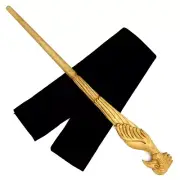 15" Hand Carved Almond Wood Phoenix Magic Wizard Wand Wiccan Pagan w/ Free Bag