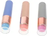 Manicure Tool Set 3 Pack of Silicone Nail Art Brushes Nail Gel Applicator Nail Polish Pen Fingernail Brush Nail Art Stamper Soft Head Portable Gradient Brush