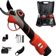 Cordless Electric Pruning Shears 21v Garden Shears,LCD Display,25 Mm Cutting Diameter,with 2 X 2.0a Batteries,for Effortless Tree Trimming,Garden Pruner Scissors for Shrubs and Fruit Trees