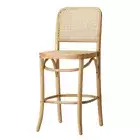 Luca Beech Rattan Bar Stool Natural