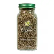 Organic Simply Organic Black Pepper Medium Grind 65g – Fresh, healthy organic delivery | Doorstep Organics.