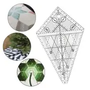 S/M/L Quilting Template Ruler Patchwork Solid Color Clear S