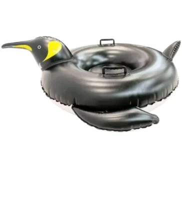 NEW SLED Snow Tube Penguin 45" In Snow Sled Floaty Tubing NEW Kids Sled Sledding