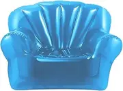 Inflatable Lazy Bean Bag Sofa Bean Bag Chair Inflatable Chair Transparent Inflatable Couch,Couch Foldable Blow PVC Inflatable Portabler Bedroom(Blove)