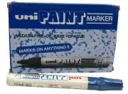 Uni PAINT PEN/MARKER PX-20 WHITE Medium OIL Based - Marks On Anything!!