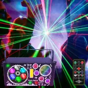 36W RGB animation laser light sound Auto DMX DJ stage full color for home ktvSS