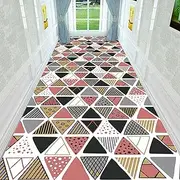 Runner Rugs, Heavy Duty Long Hallway Carpet Runner Machine Washable Contemporary Passage Runner Rug for Hallway,0.8m x 1m