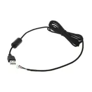 New Black 2.2m Mouse Mice USB Braided Cable Line Wire For Logitech G500 G500S