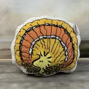 Pottery Barn Peanuts Woodstock Turkey Snoopy Throw Pillow 16" X 18.5" Fall NWT