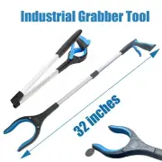 32" Reach Pickup Tool Easy Reach Long Grip Pole Foldable Pickup Tool