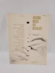 Original Musik Fur Blockflote Jerome Kohl Edition Schott OFB 122