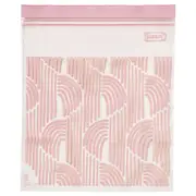 ISTAD resealable bag, patterned/pale pink, 2.5 l