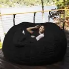 Microsuede 7ft Giant Bean Bag Memory Living Room Chair Soft Cover | No Filling
