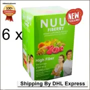 6 x New NUUI Fiberry Detox Premium Weight Lose Detoxification Diet Block Burn